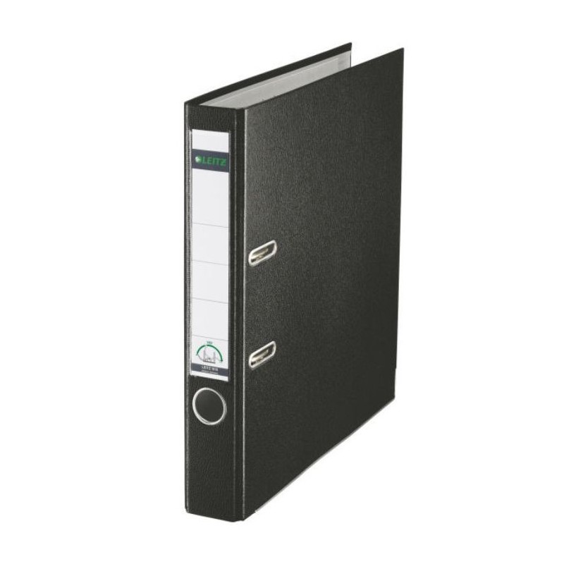 Biblioraft LEITZ 180, PP, A4, 52mm, negru