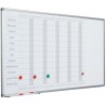 Planner anual, 60 x 120 cm, profil aluminiu SL, SMIT (benzi magnetice incluse)