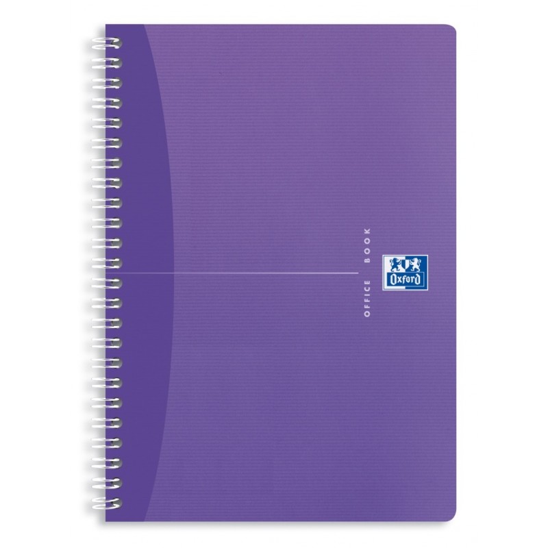 Caiet cu spirala A5, OXFORD Office MyColours, 90 file - 90g/mp, Scribzee, coperta PP - mate