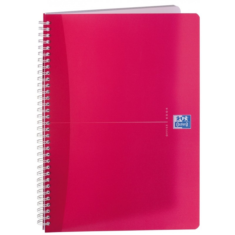 Caiet cu spirala A4, OXFORD Office MyColours, 90 file - 90g/mp, Scribzee, coperta PP - dictando