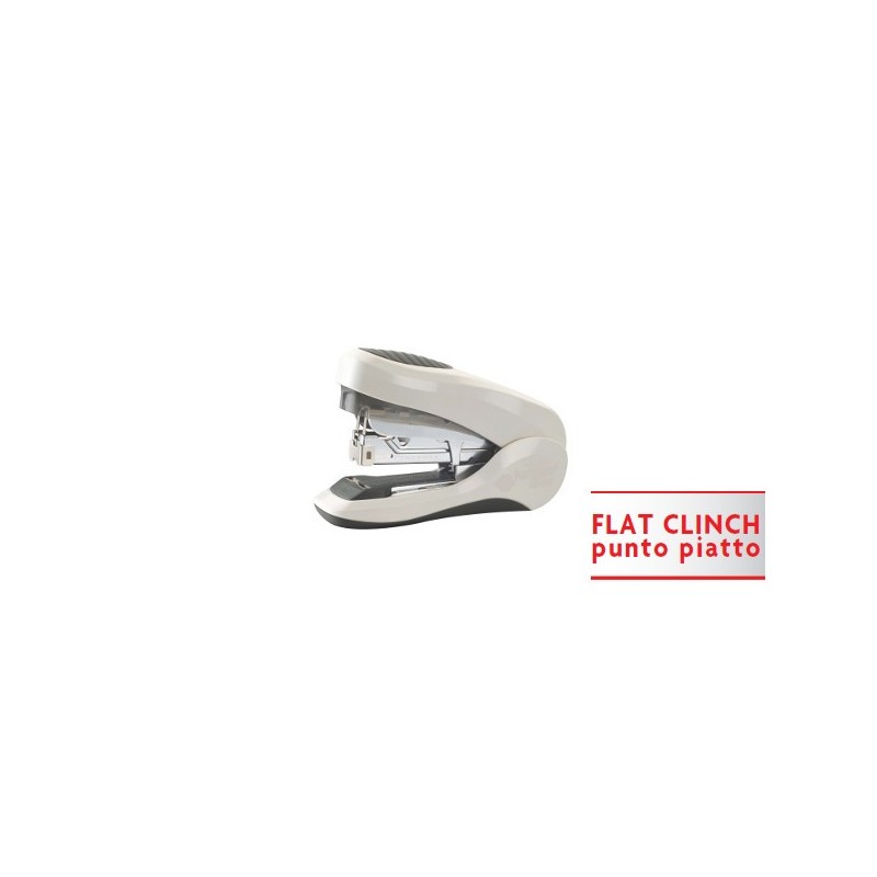 Capsator less effort, 40 coli, capse 24/6, 24/8, 26/6, 26/8, half strip, KANGARO LE-45F - alb
