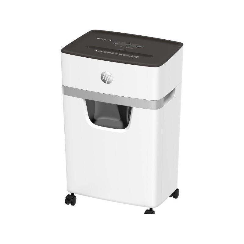 Distrugator de documente HP OneShred 10MC - 10 coli, micro cut (2 x 15mm), nivel securitate 5