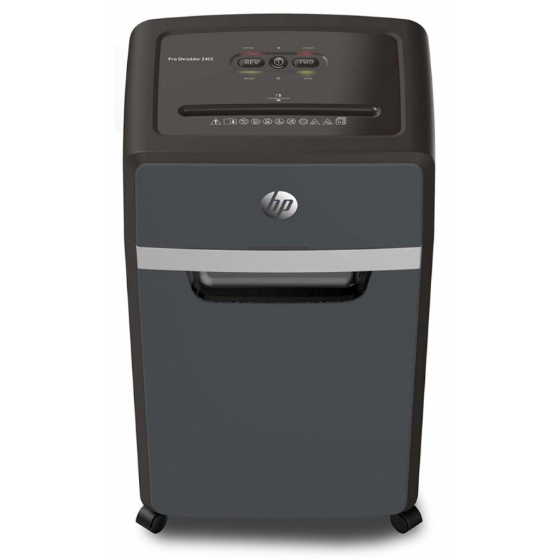 Distrugator de documente HP Pro Shredder 24CC - 24 coli, cross cut (4 x 35mm), nivel securitate 4