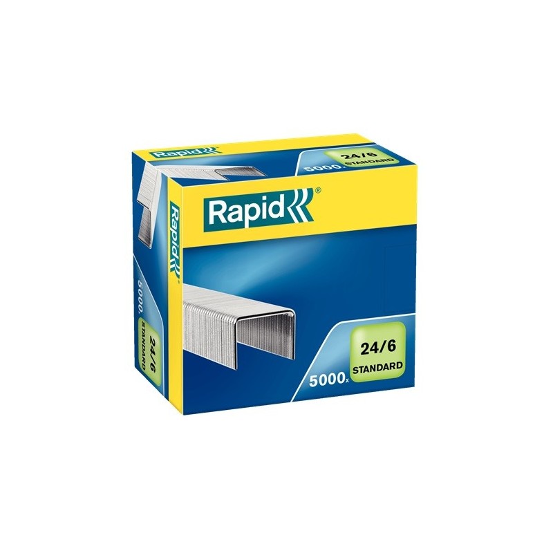 Capse Rapid Standard, 24/6, 2-20 coli, 5000 buc/cutie