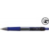 Pix cu gel PENAC FX-7, rubber grip, 0.7mm, corp transparent albastru - scriere albastra