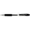 Pix cu gel PENAC CCH-3, rubber grip, 0.5mm, corp transparent - scriere neagra