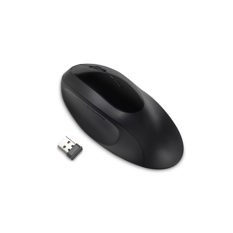 Mouse ergonomic Kensington ProFit Ergo, conexiune wireless sau bluetooth, negru