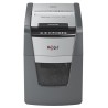 Distrugator documente automat REXEL OPTIMUM 100X, P4, cross-cut (confeti), 100 coli, cos 34l, negru-