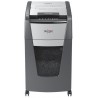 Distrugator documente automat REXEL OPTIMUM 225X, P4, cross-cut (confeti), 225 coli, cos 60l, negru-