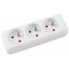 Prelungitor cu 3 prize, lungime - 1.5 metri, Office Products - alb