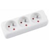 Prelungitor cu 3 prize, lungime - 5 metri, Office Products - alb