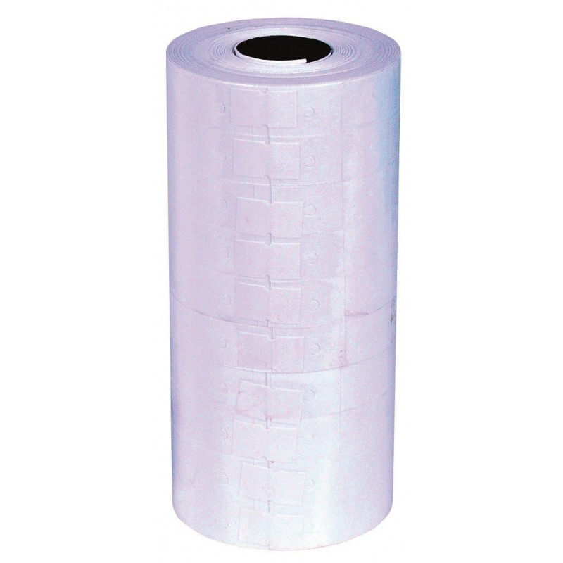 Etichete de pret, 21 x 12 mm, 1 rand, adeziv permanent, 700buc/rola, Q-Connect - albe