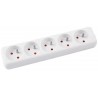 Prelungitor cu 5 prize, lungime - 1.5 metri, Office Products - alb