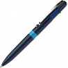Pix SCHNEIDER Take 4, corp bleumarin/bleu, clema metalica - 4 culori