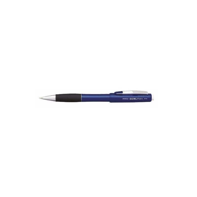 Creion mecanic de lux PENAC Benly 407, 0.7mm, varf si accesorii metalice - corp bleumarin