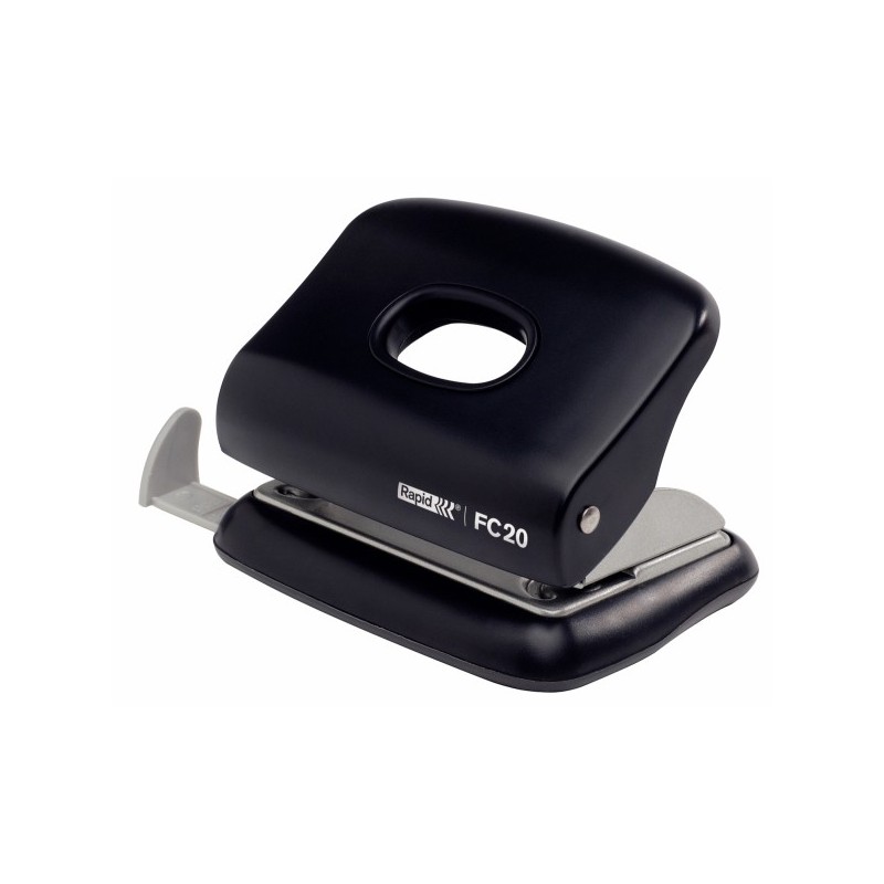 Perforator plastic RAPID FC20, 20 coli - negru