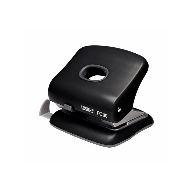 Perforator plastic RAPID FC30, 30 coli - negru