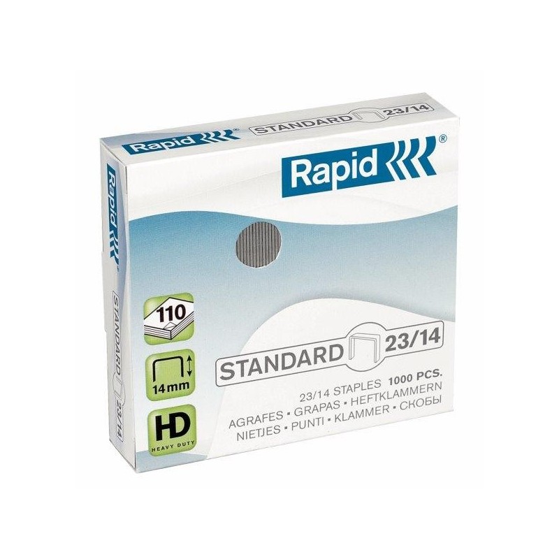 Capse RAPID Standard 23/14, 1000 buc/cutie - 80-110 coli