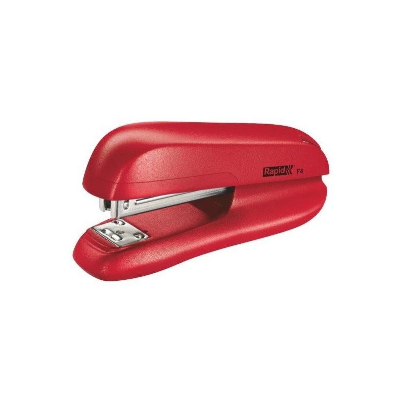 Capsator plastic RAPID F6, 20 coli - rosu