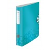 Biblioraft LEITZ 180 Active WOW, polyfoam, A4, 65 mm, turcoaz