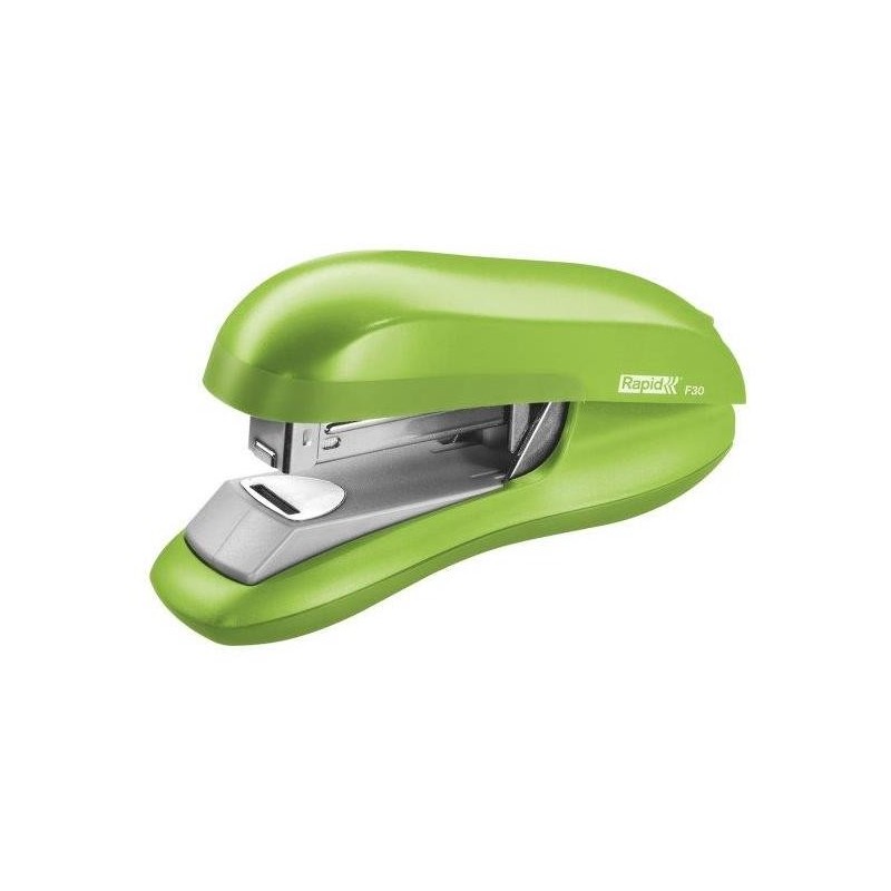 Capsator plastic RAPID F30, 30 coli, capsare plata - verde deschis