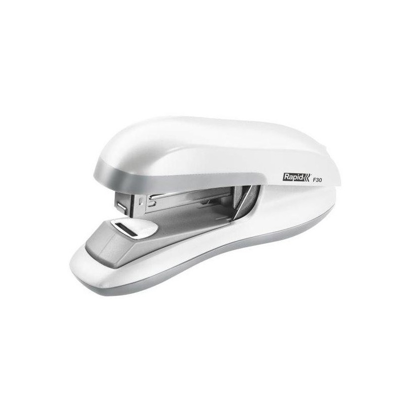 Capsator plastic RAPID F30, 30 coli, capsare plata - alb