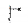 Suport pentru monitor Kensington SmartFit, brat ajustabil si extensibil, cu fixare pe birou, negru