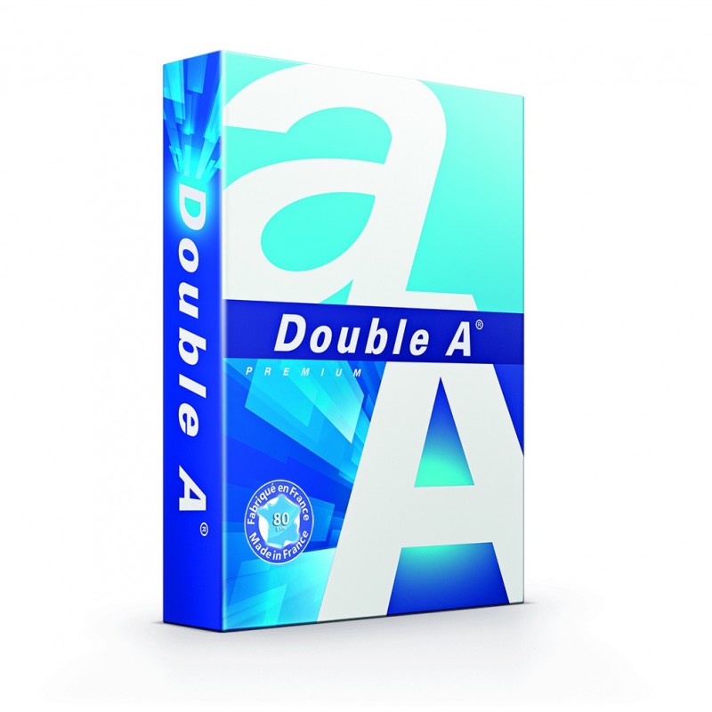 Hartie alba pentru copiator A4, 80g/mp, 500coli/top, clasa A, Double A Premium