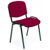 Scaun conferinte, stofa, Office Products Kos Premium - negru/visiniu