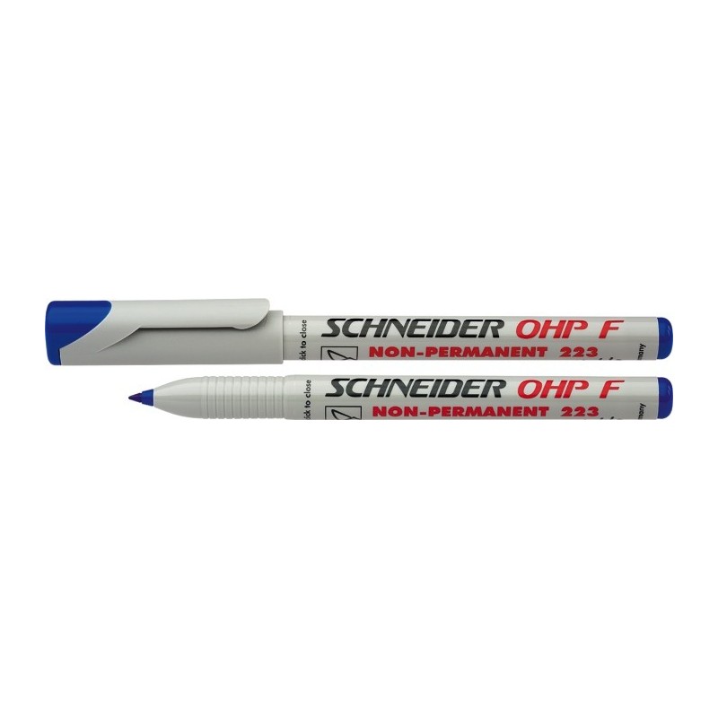 Universal non-permanent marker SCHNEIDER Maxx 221 S, varf 0.4mm - albastru