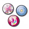 Insigne, 3buc/set, Roller NIKIDOM - Emoji