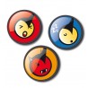 Insigne, 3buc/set, Roller NIKIDOM - Jungle