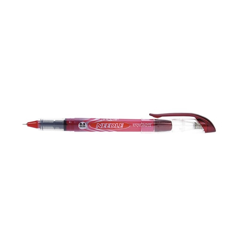 Roller cu cerneala PENAC, needle point 0.5mm - scriere rosie