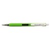 Pix cu gel PENAC Inketti, rubber grip, 0.5mm, corp verde lime transparent - scriere verde lime