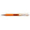 Pix cu gel PENAC Inketti, rubber grip, 0.5mm, corp orange transparent - scriere orange