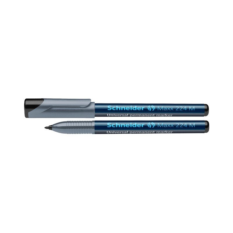 Universal permanent marker SCHNEIDER Maxx 224 M, varf 1mm - negru