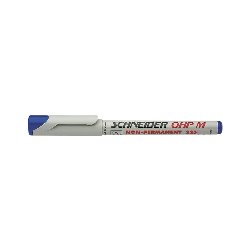Universal non-permanent marker SCHNEIDER Maxx 225 M, varf 1mm - albastru