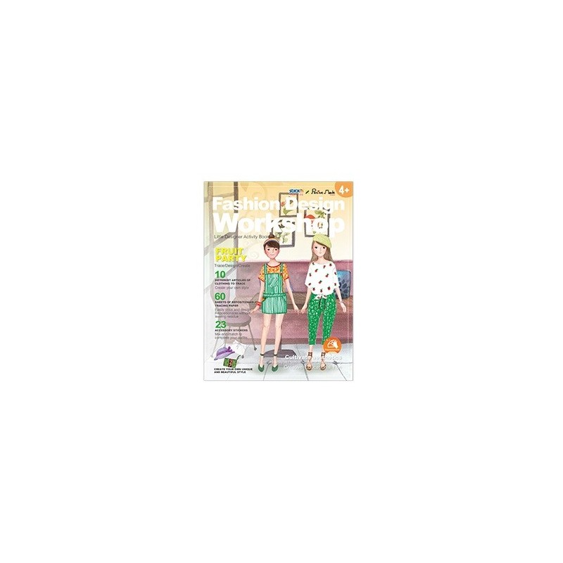 Carte creativa Stick"n Little Designer Activity book - Fruit Party