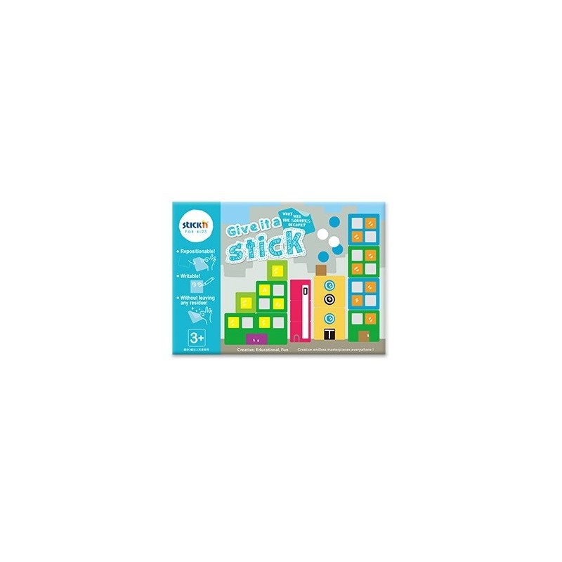 Carte creativa Stick"n Give it a Stick - patrate (+3 ani)