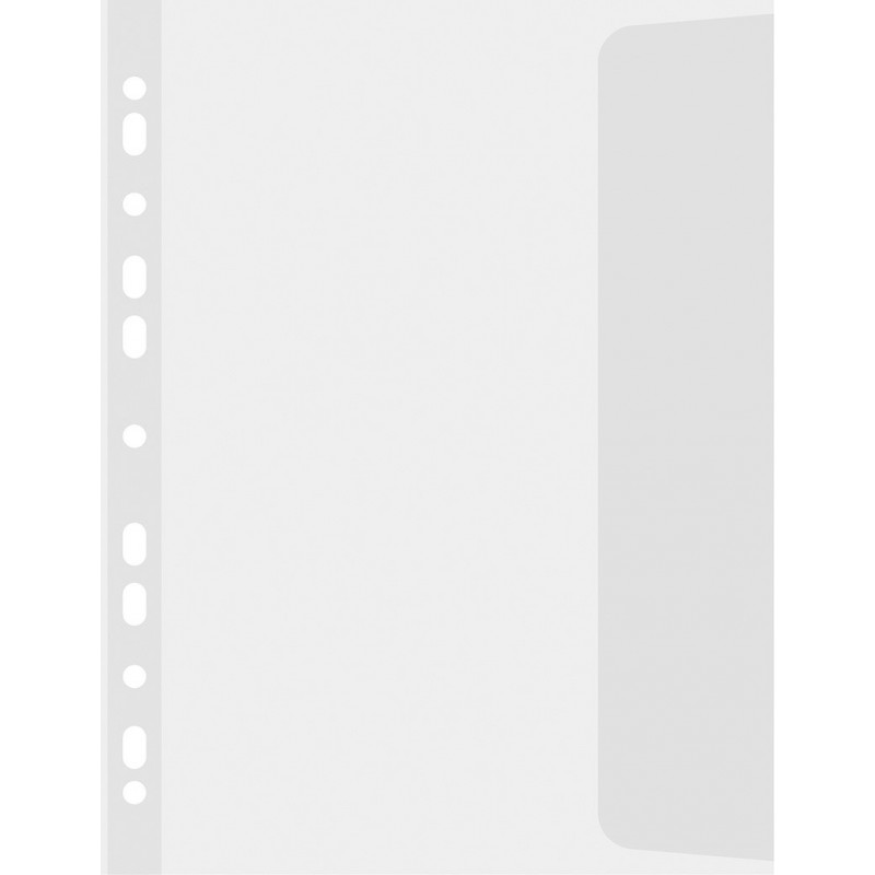 Folie protectie documente B4, cu clapa laterala, 100 microni, 10/set, DONAU - transparent
