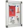 Avizier interior/exterior Recto, tabla alba magnetica, 15 x A4, 90 x 106 cm, SMIT