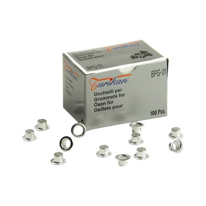 Capse Turikan BPG-01, 100/cutie, pentru perforator Turikan BP-01