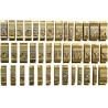Set litere cu font latin standard, 5,5 mm, 52 litere/set, OPUS