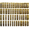 Set litere cu font Romanesc, 5,5 mm, 57 litere/set, OPUS