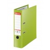 Biblioraft Esselte No.1 Power Jumbo Plus VIVIDA, PP/PP, partial reciclat, FSC, 80 mm, verde