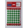 Etichete autoadezive color, D16 mm, 240 buc/set, Tanex - verde