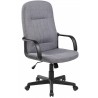 Scaun de birou, brate plastic, rotile, stofa, Office Products Malta - gri