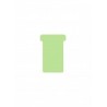 DJOIS T-cards, din hartie, 100buc/set, format 2 - (85 x 48mm, top 60mm) - verde
