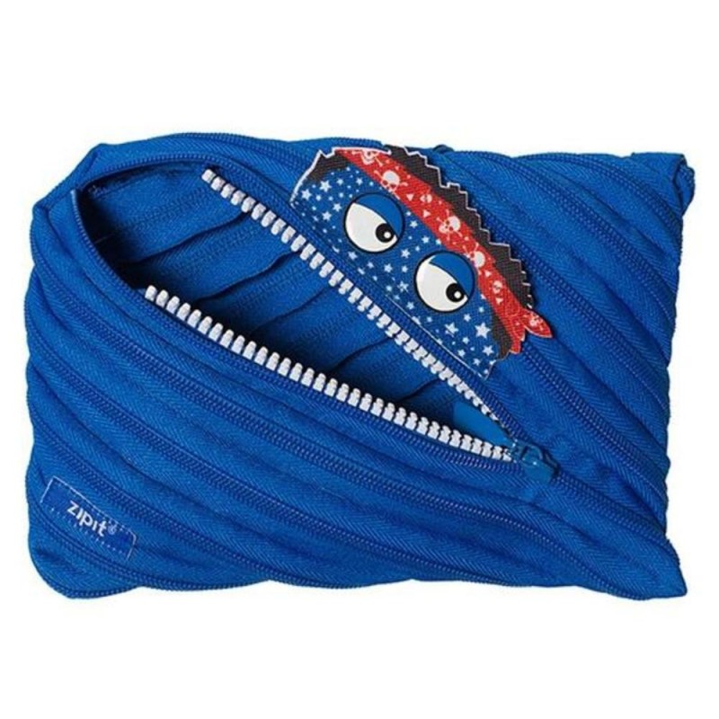 Penar cu fermoar, ZIPIT Talking Monstar - albastru royal
