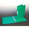 Caiet mecanic 4 inele - D25mm, coperti carton plastifiat PVC, A4, AURORA - verde
